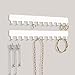Imagen de Josmimic Organizador de joyas para colgar en la pared: soporte para cadenas