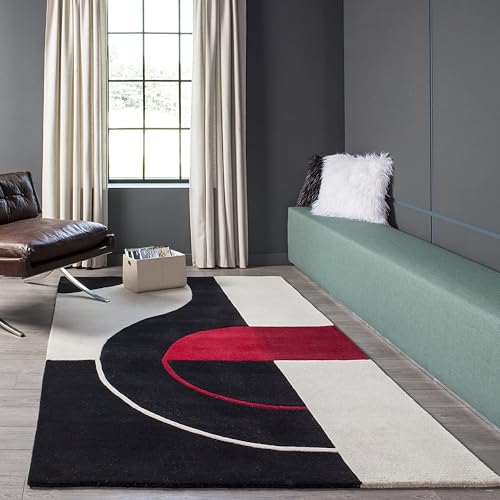 Image of Carpet Mahal Export Quality Handmade Tuffted Pure Woollen Carpet for Living Room Bedroom Size 6 x 8 feet Square (180X240 Cm) Color-Multi