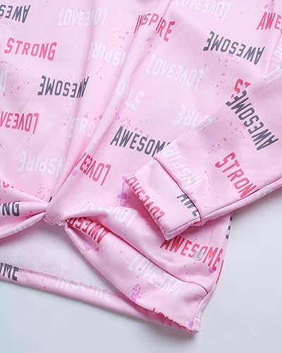 Image of RBX Girls Pants Set - 3 Piece Active Fleece Tank Top Pullover Girls Hoodies and Kids Leggings Athletic Set (7-14)
