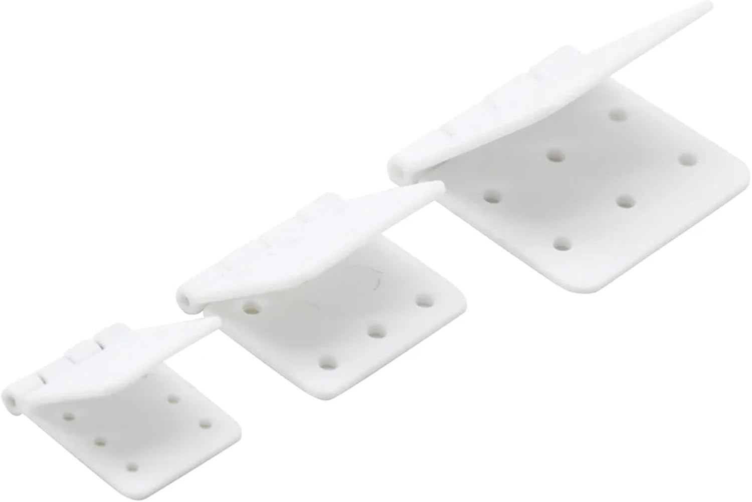 Rc Plane Hinges 300pcs Nylon Plane Hinge 20x36mm / 16x29mm / 12x24mm for Parts Replacement(20x36mm)