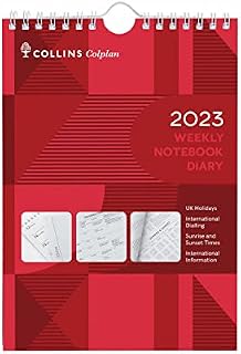 Collins Colplan Weekly Notebook 2023 Diary - (60-23) - Complete Planner, Agenda and Journal