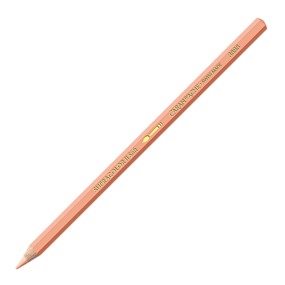 Caran d Ache : Supracolor Soft : Watersoluble Artists Colour Pencil Apricot