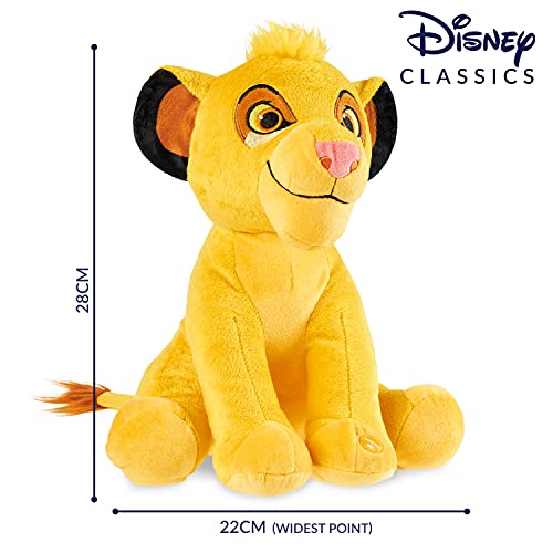 Disney Kuscheltier mit Sound, Stitch Plüschtier, Dumbo Kuscheltier, Simba Kuscheltier (Yellow Simba)