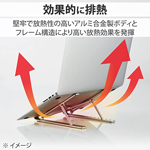 Soporte Plegable para Laptop y Tablet ELECOM Plata miniatura 6