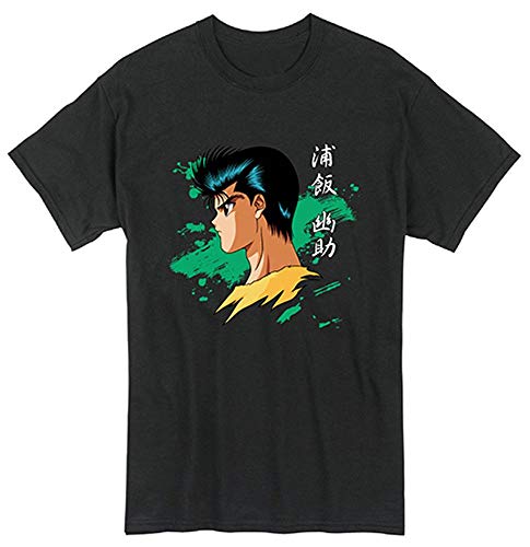 Great Eastern Entertainment Yu Yu Hakusho- Yusuke Side Face Men T-Shirt-S Multicolored