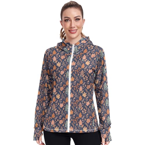 Camiseta de natación con cremallera y capucha para mujer 2