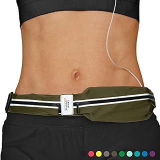 Sport2People Running Belt USA Patented - Hands-Free Workout Fanny Pack - iPhone X