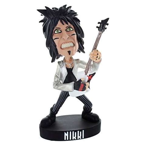 Motley Crue 8.5" Resin Bobblehead Statue: Nikki Sixx Cover