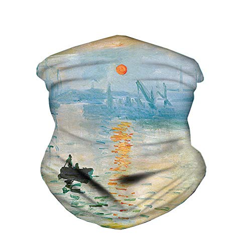 GLUDEAR Galaxy Seamless Bandanas Neck Gaiter Scarf Headband Scarf Headwrap Neckwarmer Outdoors,Van Gogh