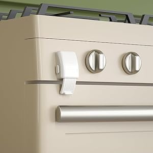 Safelon W3409 Baby-Sicherheits-Ofenschloss Weiß