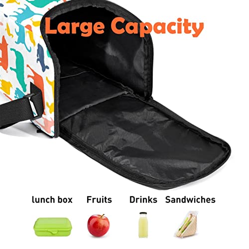 Bolsa de almuerzo térmica e impermeable para conservar comida en el exterior 3
