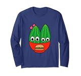 Prickly Pear Cacti In Burger Bowl Long Sleeve T-Shirt