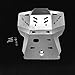 Silver Front Skid Plate Engine Guard Cover Protector Compatible with Kawasaki KLX230L 2020-2024,KLX230 2020-2022; KLX230S 2022; KLX230R 2020-2024; KLX230R S 2020-2024