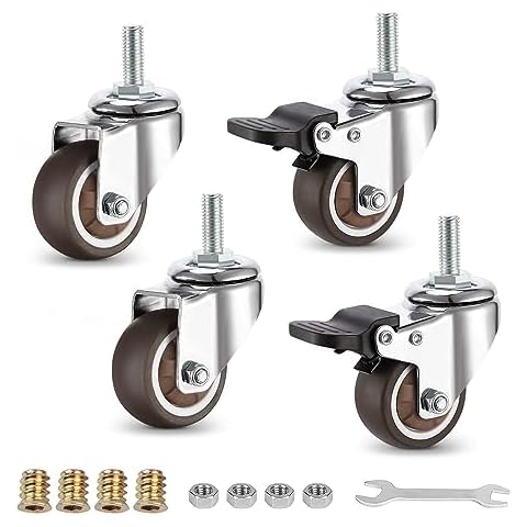 YAJIYO 1 Inch Low Profile Casters Cover