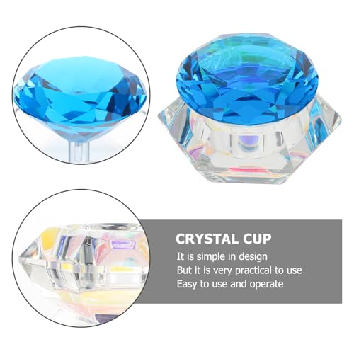 Vaso cristal para lavar pinceles de manicura miniatura 7