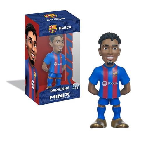 Minix - Football Stars #258 - Fc Barcelone - Raphinha - Collectible Figure 12 Cm