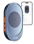 VAYDEER M4 Ultra Mouse Jiggler: Undetectable & Silent Human-Like Movement, APP Remote Control with Programmable Timer, Driver-Free PC/Teams/Gaming Activity, Compact Stealth Design (blue)