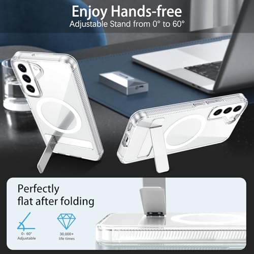 Coque Samsung S23 MagSafe GUAGUA avec support béquille intégrée antichoc