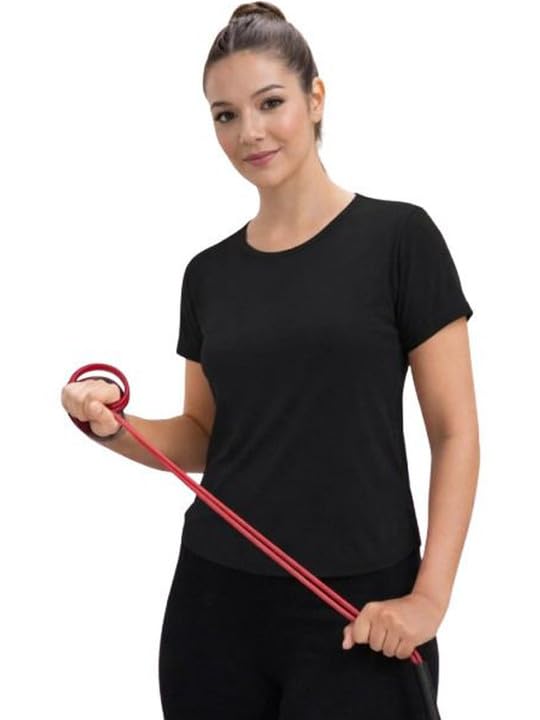 fashiol Women’s Sports Top Open Back Overlap Design | Breathable Quick Dry Gym Yoga T-Shirt | Relaxed Fit Activewear Top-picture-26