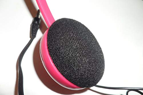 DIXIETREE Small Girls Pink Childs/Kids/Toddler Headphones for Nintendo DS XL Games Console