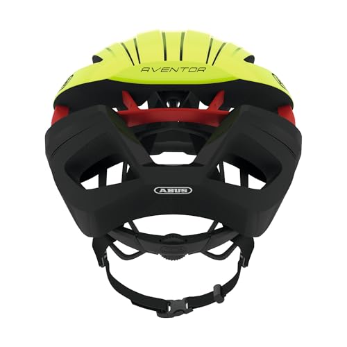 ABUS Rennradhelm Aventor - Fahrradhelm für professionellen Radsport - Gute Ventilationseigenschaften - für Damen und Herren - Gelb, Größe S – Ansicht 3
