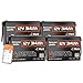 HumsiENK 12V 314Ah (300Ah) LiFePO4 Lithium Battery Bluetooth MINI, 4PACK, Built-in 200A BMS, Max. 4190Wh Energy, EV A+ Cells 15000 Deep Cycles Batterys for RV, Marine, Solar