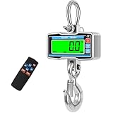 【Grande capacité de pesée 】 L'anneau en acier inoxydable et le crochet en forme de S de la mini balance suspendue sont robustes et durables.Avec une capacité maximale de 2000 kg/4400 lb/2t, cette balance de grue numérique répondre à votre besoin d'abondance remplir des tâches spécifiques.La balance suspendue est équipée de capteurs de haute précision qui mesurent plus précisément. La balance numérique suspendue est équipée d'un design suspendu qui vous permet d'avoir les mains libres.