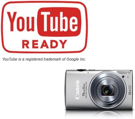 Canon PowerShot ELPH 330 HS 12.1 MP Wi-Fi Enabled CMOS Digital Camera with 10x Optical Zoom 24mm Wide-Angle Lens and 1080p Full HD Video (Silver)