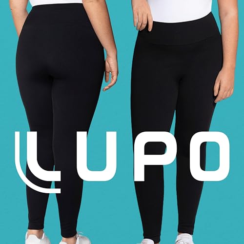 Calça Legging Lupo Sem Costura Loba Fio 150 Cintura Alta Feminino Adulto, Preto, G