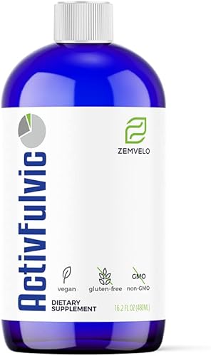 ActivFulvic - Suplemento líquido de ácido fúlvico | Suministro de 32 días | Apoyo para la salud digestiva | Absorción mejorada de nutrientes |