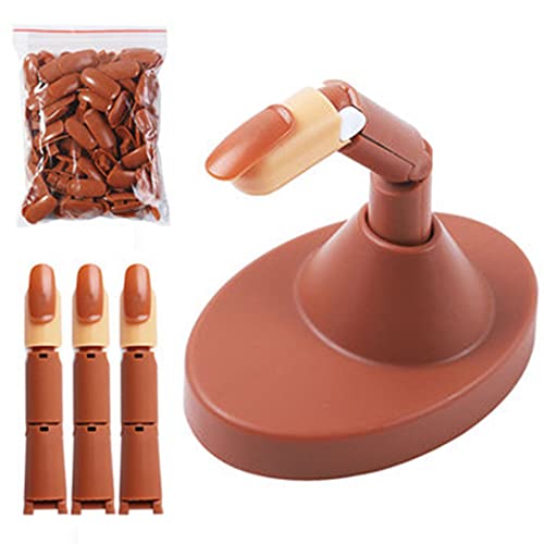 Kit d'entraînement des ongles réutilisable et flexible pour pose acrylique