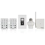Skylink SK-6 Lighting Kit Deluxe, Includes 2 14 Button Remotes, Wall Dimmer, Plug-In Dimmer and Screw-In Dimmer, Off White