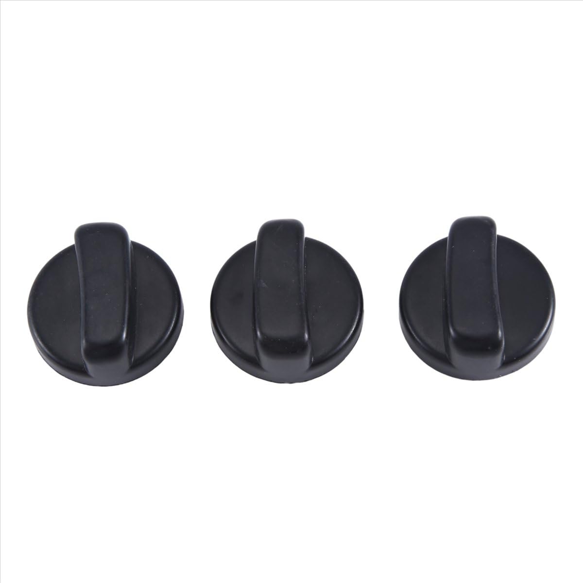 BPQiang 7 pcs. 8mm Hole Black Gas Stove Cooker Rotary Switch knobs for the Kitchen