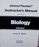 Biology: Instructor's Manual (to Accompany) by Sylvia S. Mader (2007) Paperback