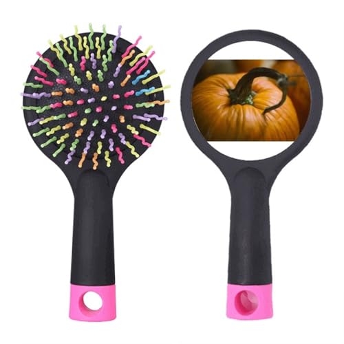 Brosse à cheveux démêlante photo citrouille nature pour salon de coiffure