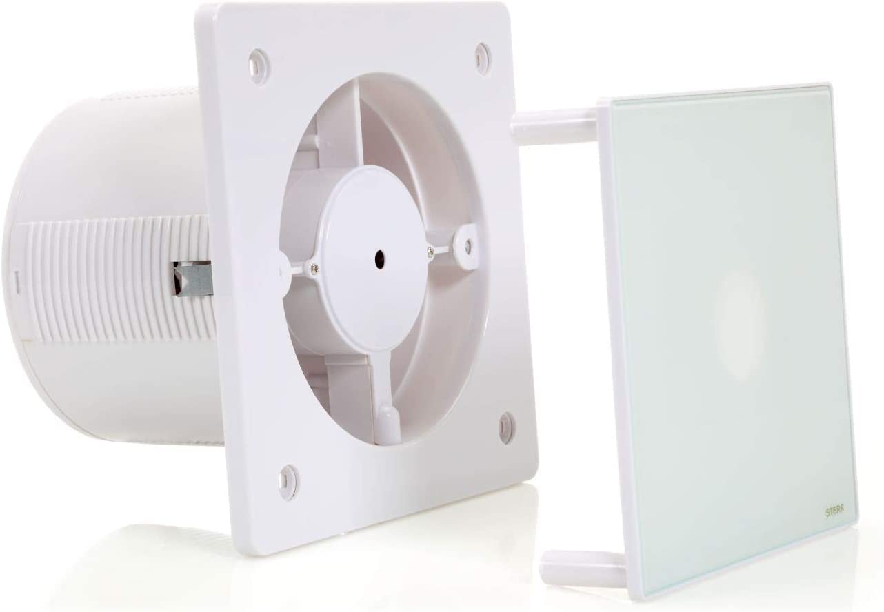 Badkamerventilator | 292 m³/uur, 24 W, met timer en trekkoord