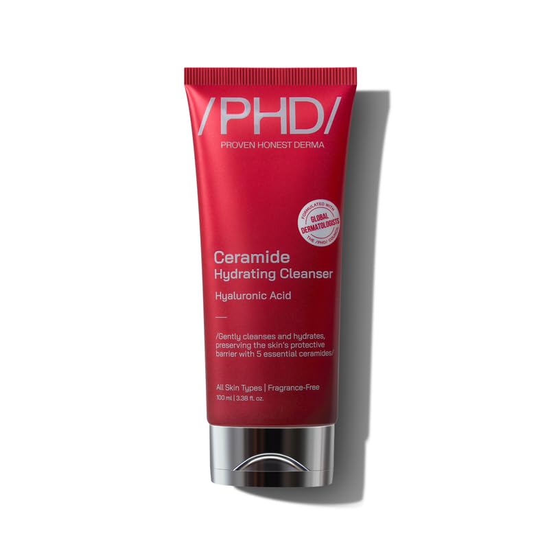 /PHD/ Ceramide Hydrating Cleanser with Hyaluronic Acid 100ml | Non-Drying Gel Face Wash for All Oily Skin, Dry Skin & Sens... - Review, Price and Buying Guide