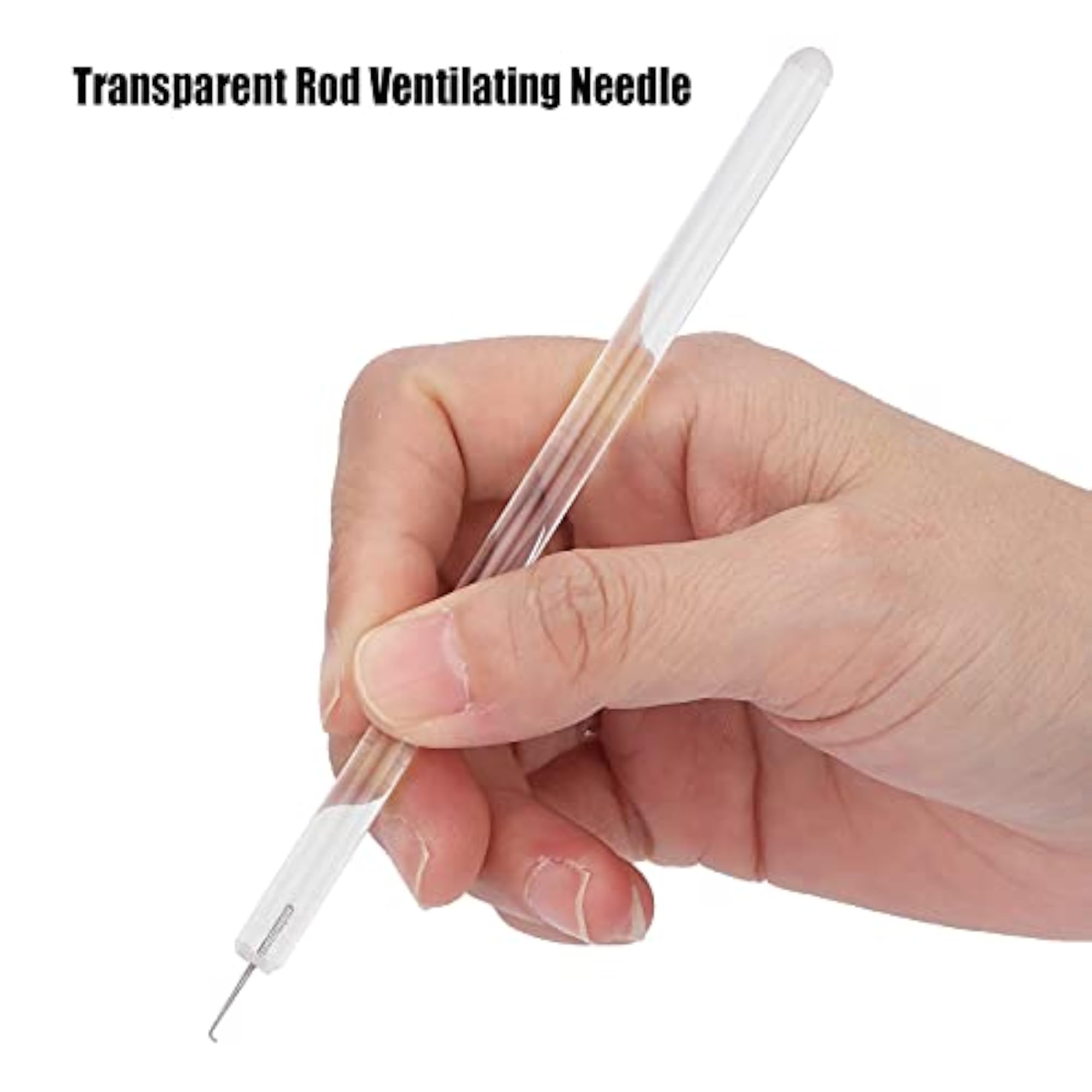 Lace Wig Needle, Stainless Steel Crochet Needle (Large)