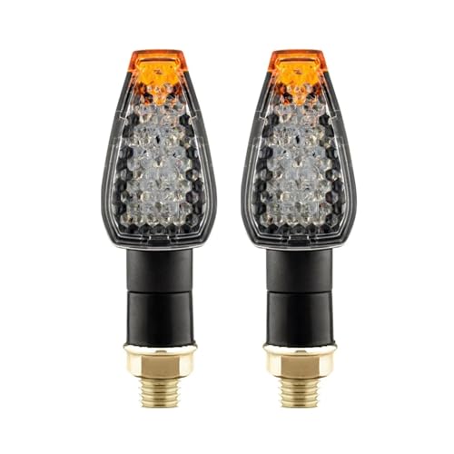 Clignotants LED Moto Feux de Jour Pliables Universels (Lot de 2)