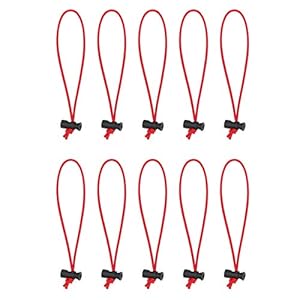 Foto&Tech CABLETIERED 25CMX10 Red Elastic Cable Straps