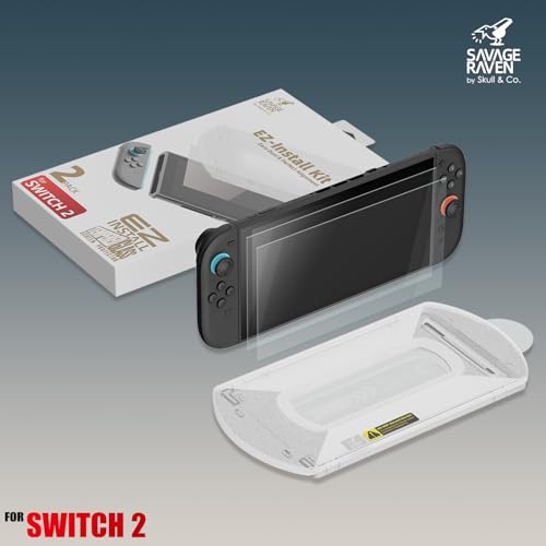 Protector de Pantalla de Vidrio Templado para Nintendo Switch 2 (2 Unidades) miniatura 2