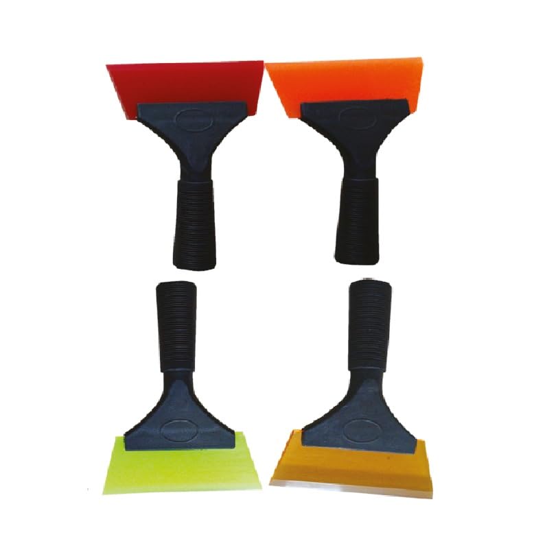 RTEK Large Handle Scraping Squeegee Tool with Grip | Multi-Color Soft Rubber Blade Plastic Body | Vinyl Wrap & PPF Installation Tool- Model No: RTEK/Scraper/RH-05-picture-27