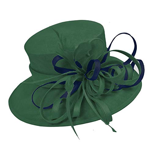 Chapeau à large bord blanc rigide et léger Caprilite chic pour mariage