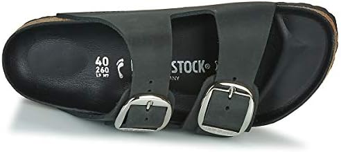 Birkenstock Chinelos Arizona unissex, Preto, 40 | Amazon.com.br