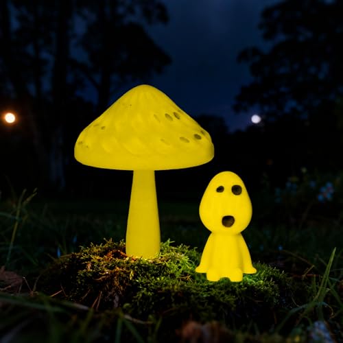 Image of IEMAI Orange Glow in The Dark PETG Filament 1.75mm 1KG, Luminous 3D Printer Filament Long-Lasting Glow & High-Brightness, Neat Wound and Easy Print, Accuracy + /-0.02mm