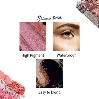 Image of Multi Color Shimmer Brick Instant Glow Pro Hd Professional Shining Star Shimmer Brick For Women (02-9Gram)
