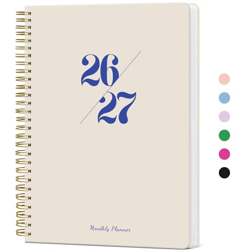 Monthly Planner 2026-2027, 2 Year Months Calendar Planner 2026-2027, Runs