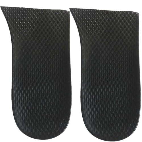 Plantillas para tacón 3/4 pulgadas negro unisex miniatura 1