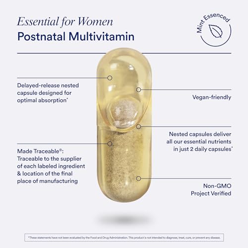 Ritual Postnatal Multivitamin and Gut Duo Supplements with Postnatal Vitamins and Synbiotic+: 3-in-1 Probiotic, Prebiotic, Postbiotic, Supports Lactation, and Gut Health, 30 Day Supply - image 3