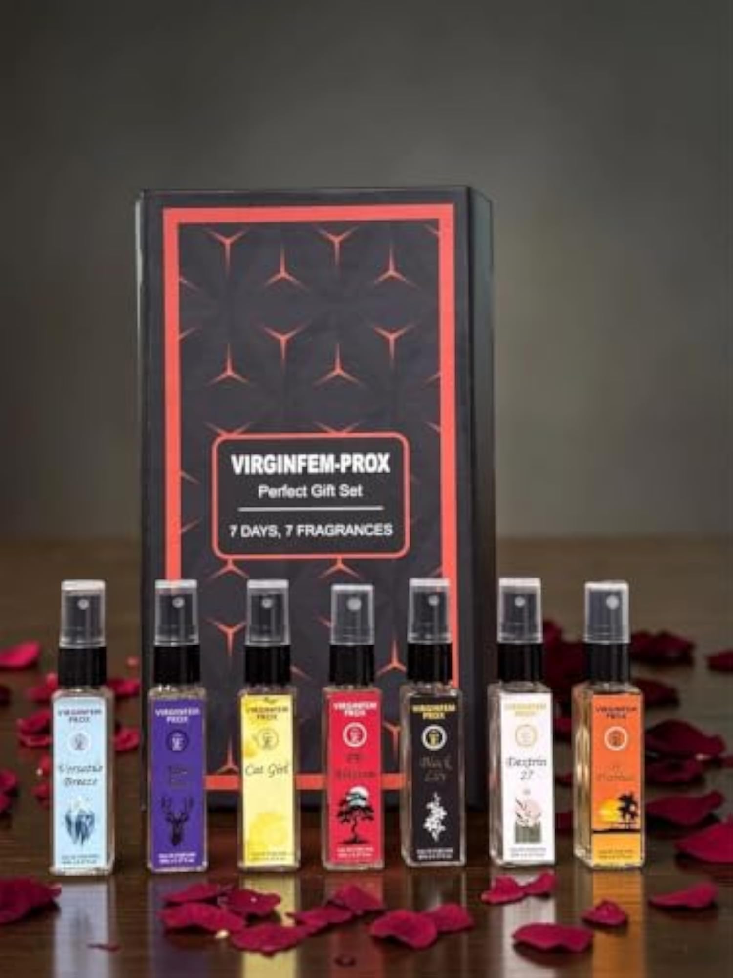 Virginfem Prox Perfume Discovery Set, 7 Fragrances x 8 ml